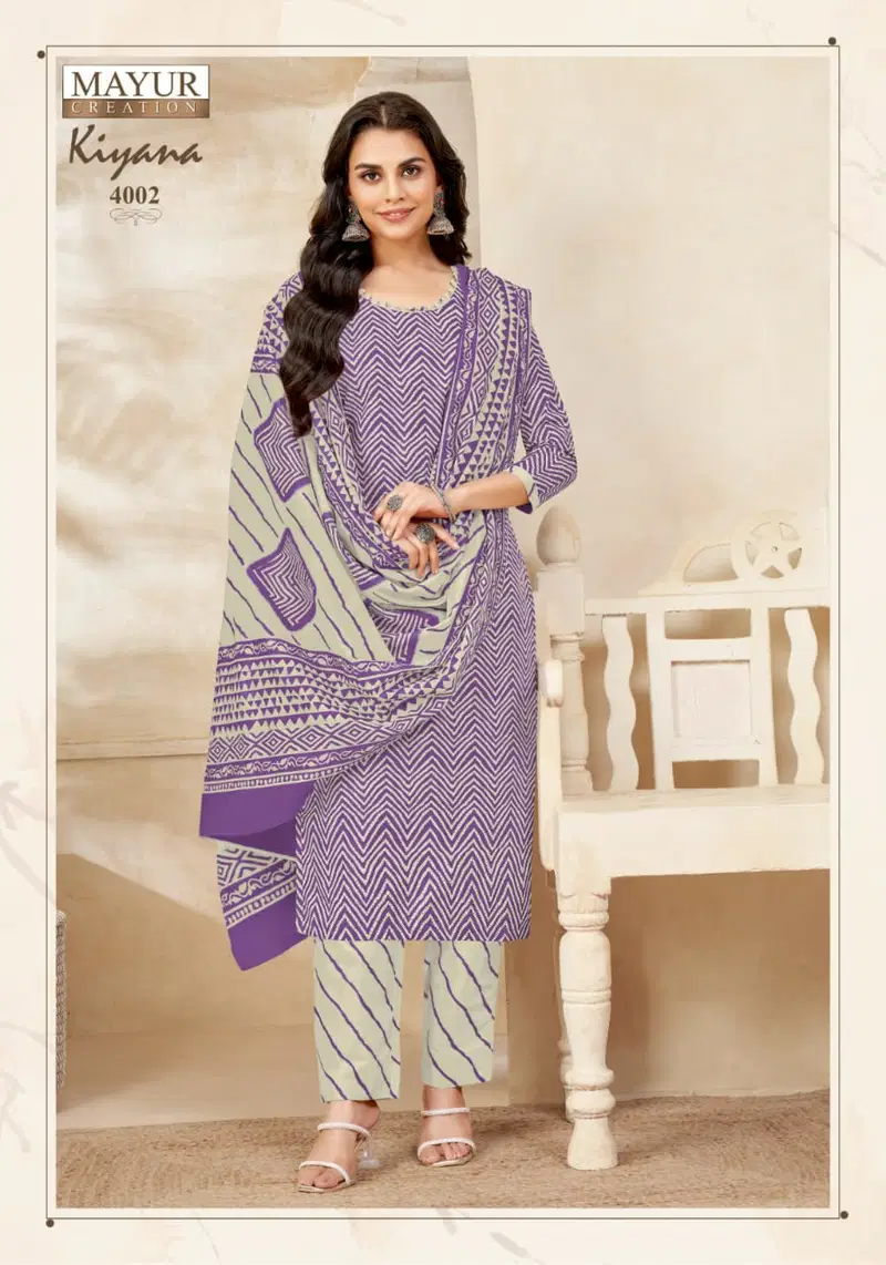 Kiyana Vol 4 By Mayur Cotton Printed Readymade Dress Wholesale Shop In Surat

